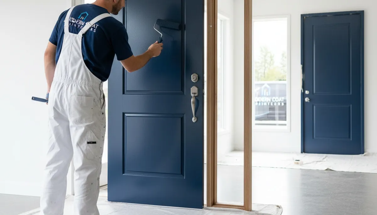 Professional door painting and refinishing service in Chicago, IL for durable residential finishes
