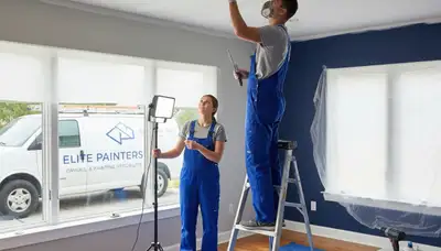Professional drywall repair and wall restoration in Chicago, IL home by expert painters