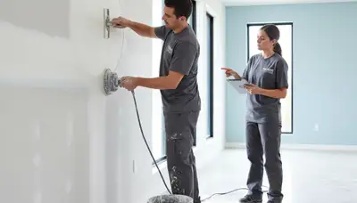 Professional drywall repair and wall restoration by expert painters in Chicago, IL