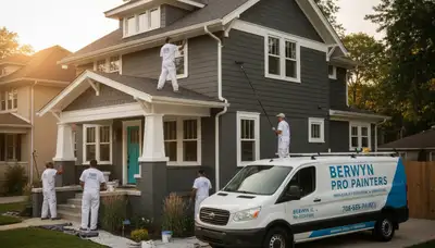 Professional house painters serving Chicago IL homes with expert exterior and interior painting services