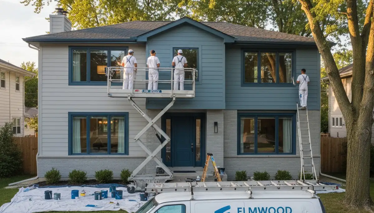Professional house painters in Chicago IL providing expert exterior and interior painting services