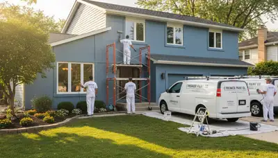 Chicago, IL house painters providing professional interior and exterior painting services