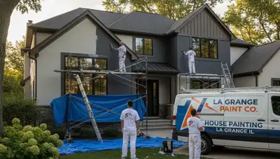 Professional house painters providing exterior home painting services in Chicago IL