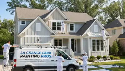 Professional house painters in Chicago IL providing expert residential exterior painting services