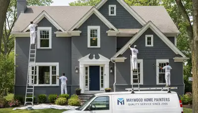 Professional house painters providing exterior home painting services in Chicago IL