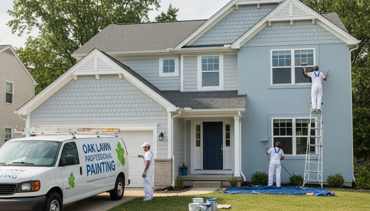 Professional house painters in Chicago IL providing expert residential exterior painting services