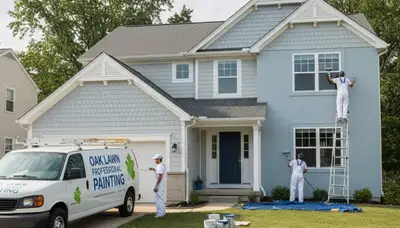Professional house painters in Chicago IL providing expert residential exterior painting services
