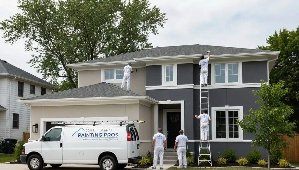 Professional house painters in Chicago IL providing expert residential exterior painting services