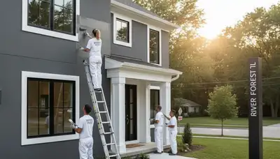 House painting service in Chicago, IL for interior and exterior home painting projects