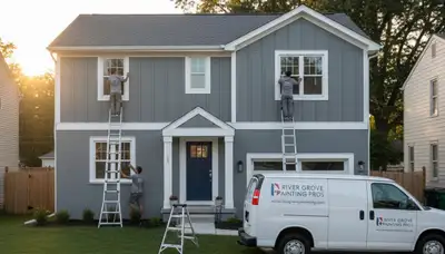 Professional house painters in Chicago IL providing expert exterior home painting services