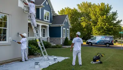 Professional house painters providing exterior home painting services in Chicago IL